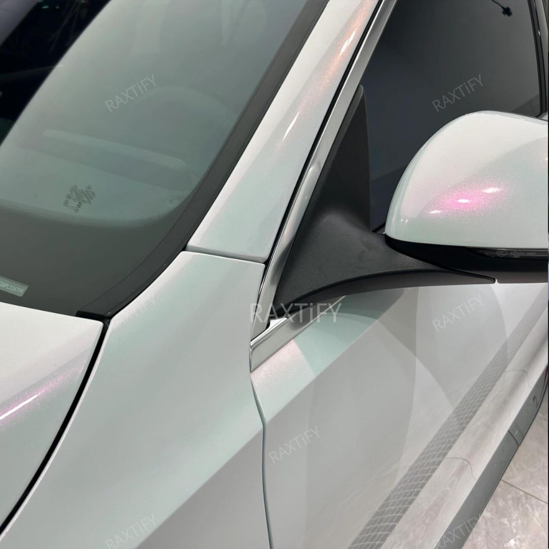 Ultra-Gloss White Pink Paint Protective Film (High Grade TPU)