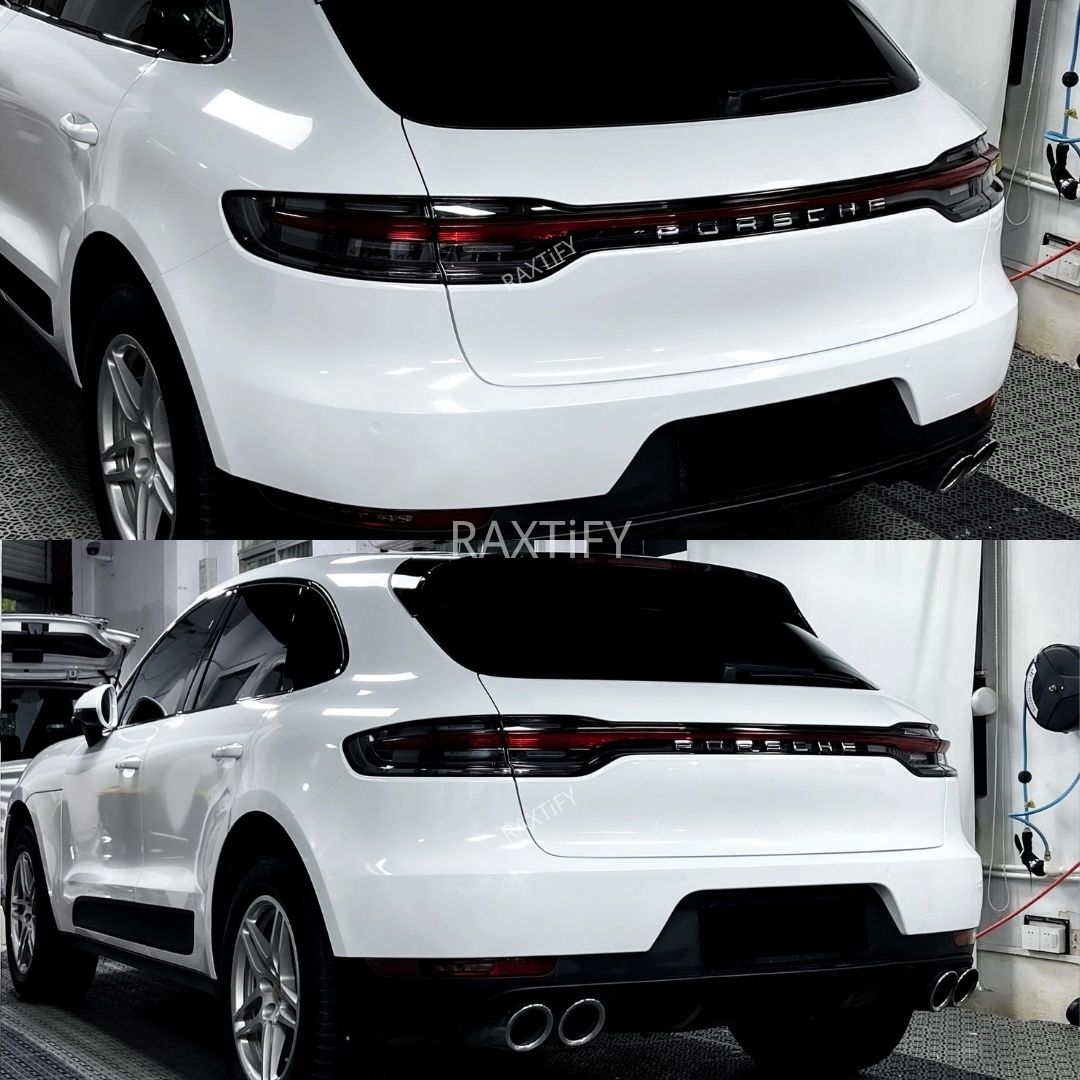Porsche in Ultra Gloss Diamond Pearl White Paint Protection Film