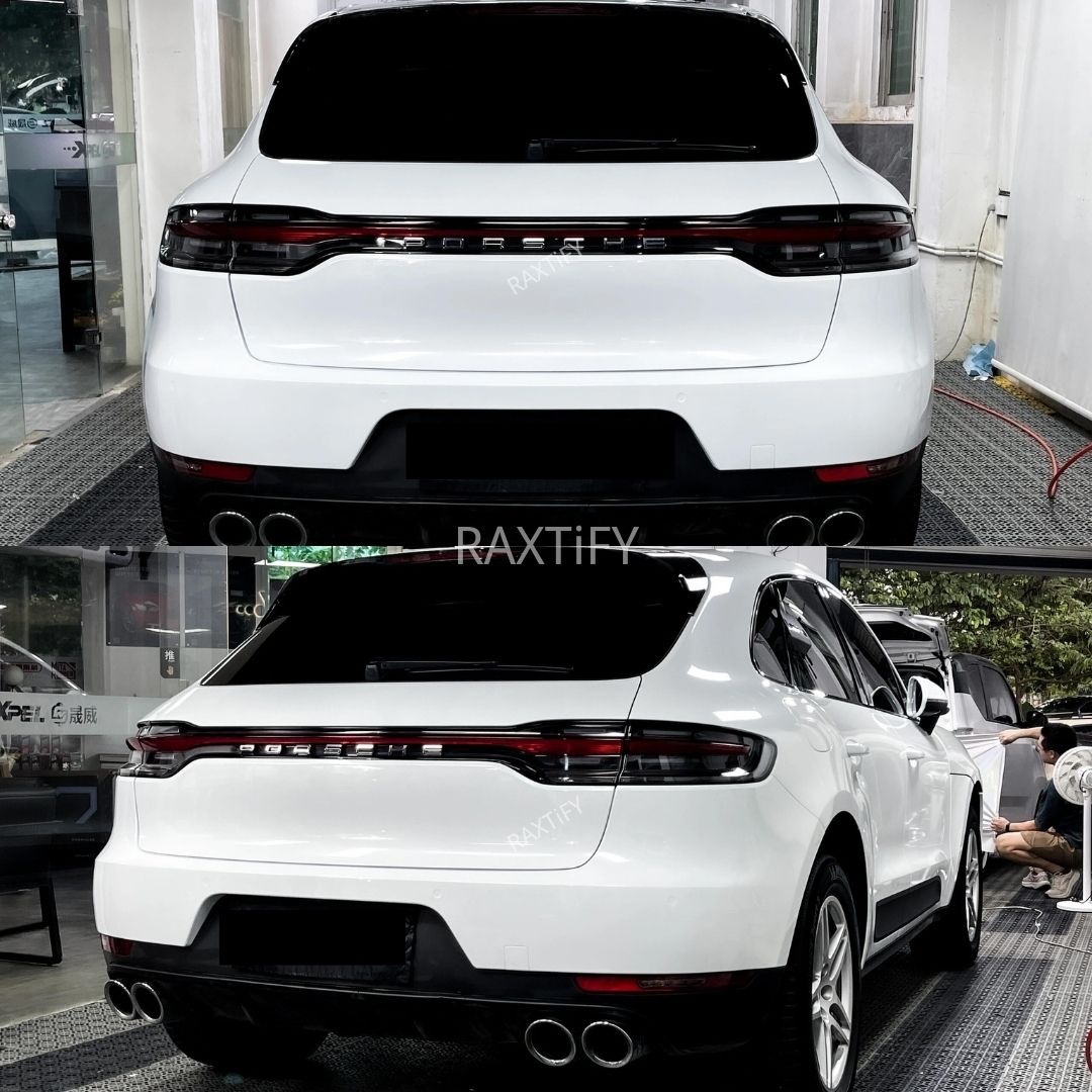 Porsche in Ultra Gloss Diamond Pearl White Paint Protection Film