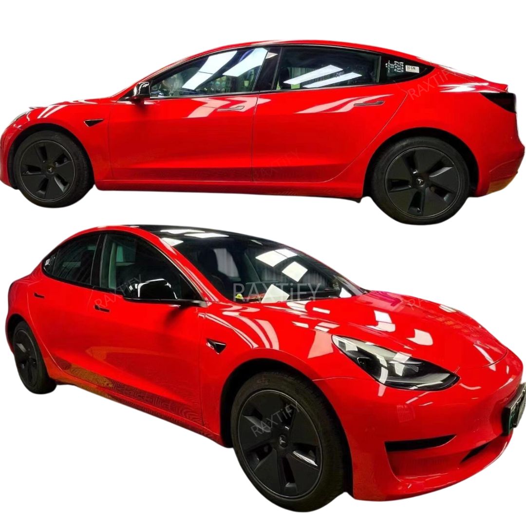 Ultra Gloss Ferrari Red Paint Protection Film
