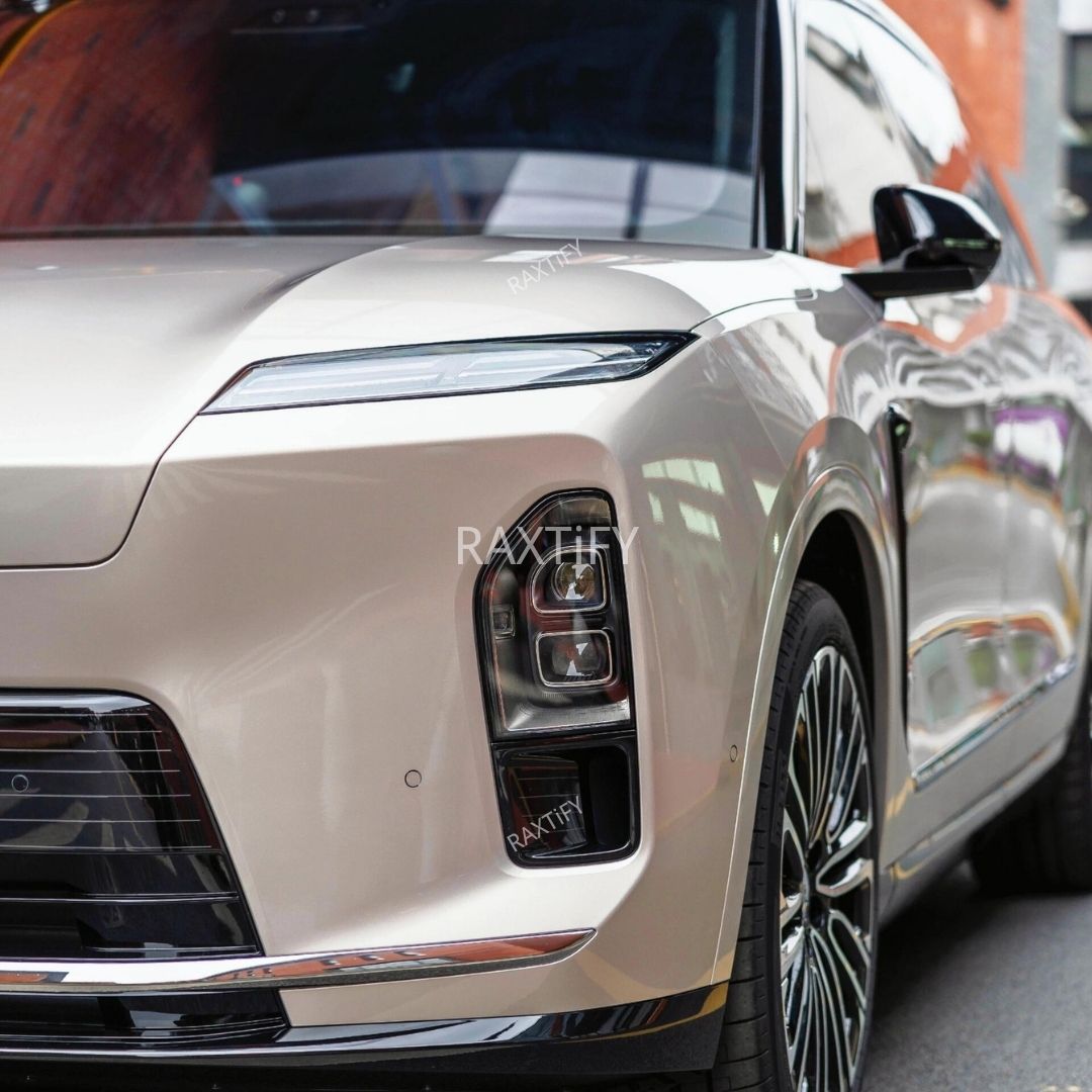 Electric Car in Ultra Gloss Metallic Aurora Gold Paint Protection Film