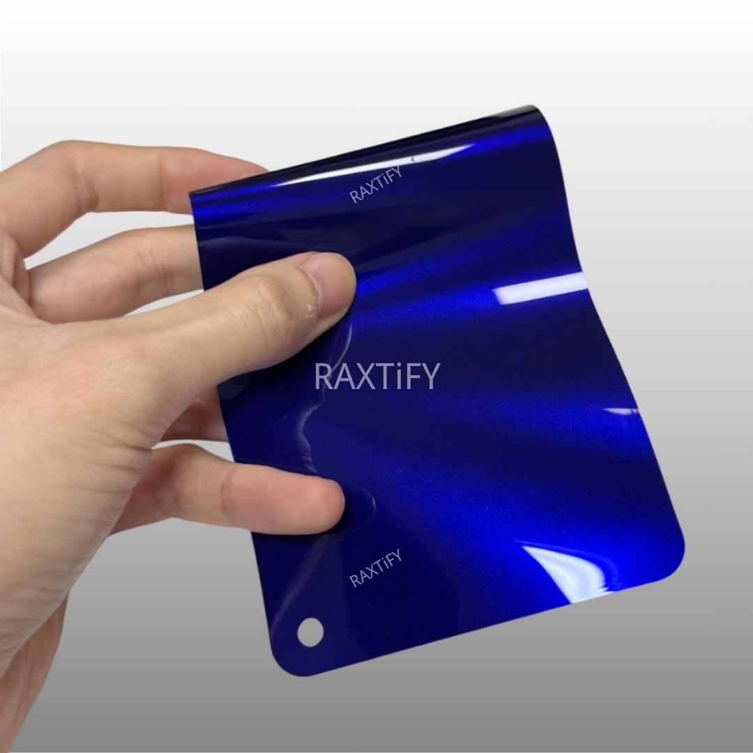Ultra Gloss Metallic Deep Blue Paint Protection Film