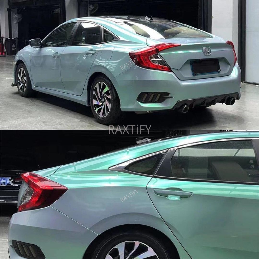 Ultra Gloss Metallic Gray Green Paint Protection Film