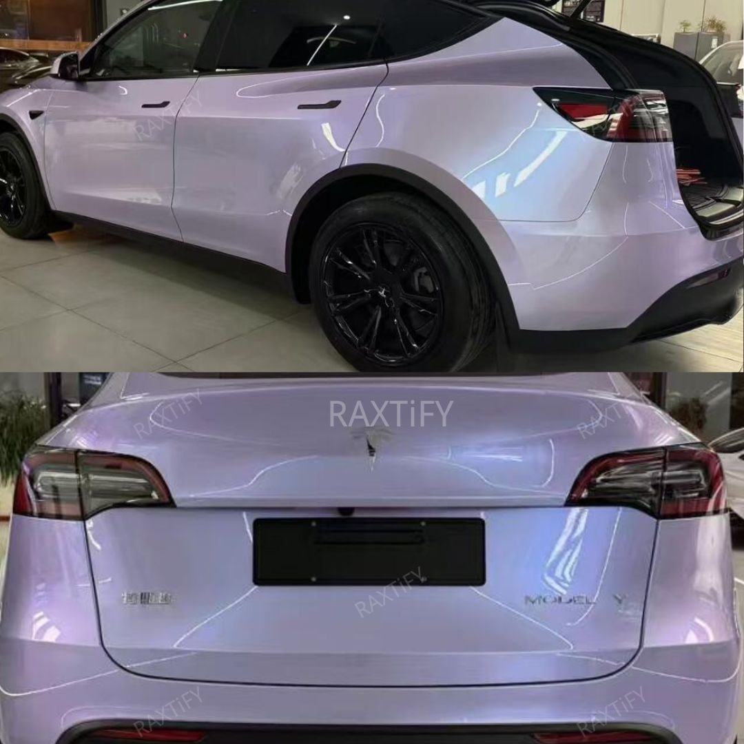 Ultra-Gloss Metallic Magic Silver Purple PPF