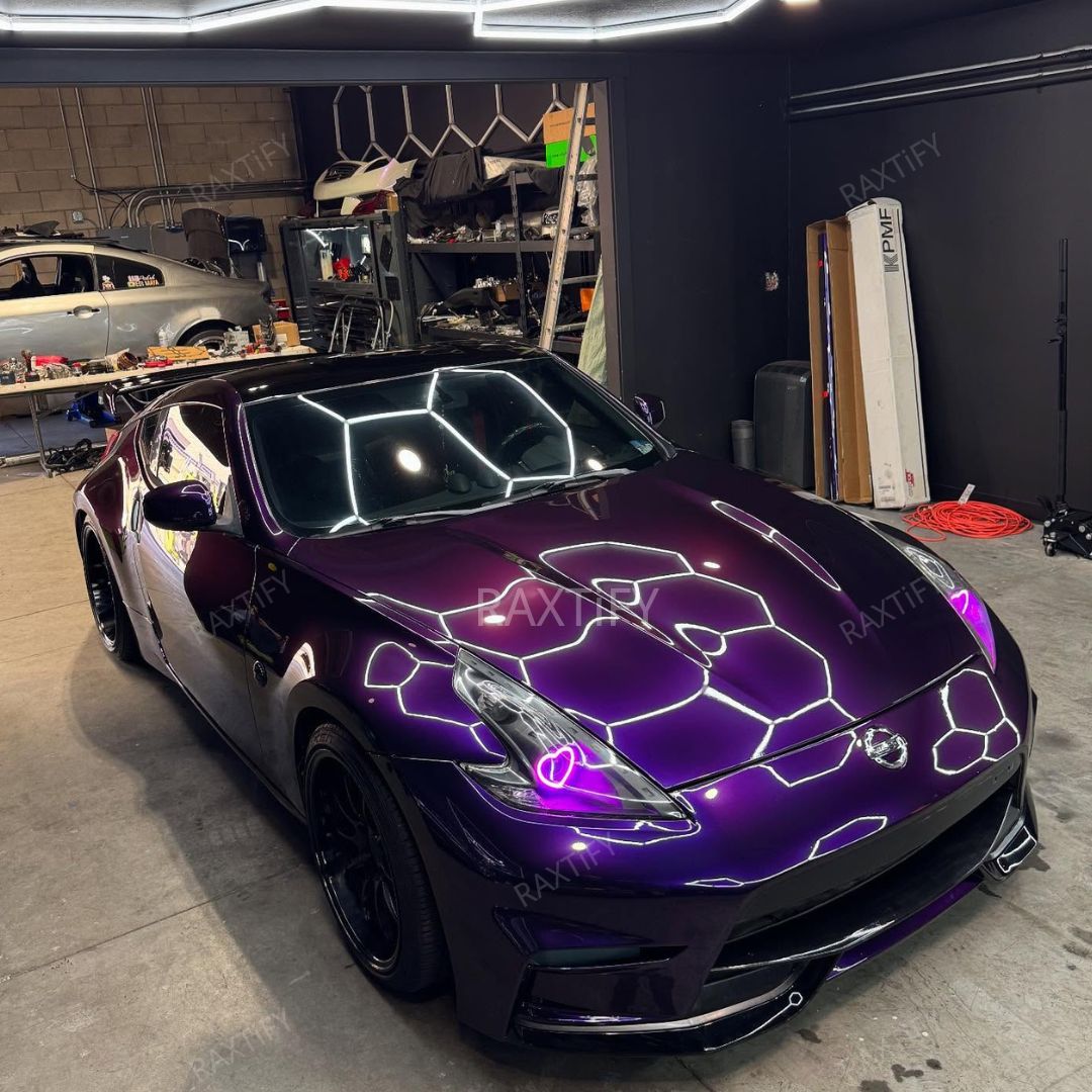 Nissan Ultra Gloss Metallic Midnight Purple Paint Protection Film