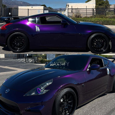 Ultra Gloss Metallic Midnight Purple Paint Protection Film