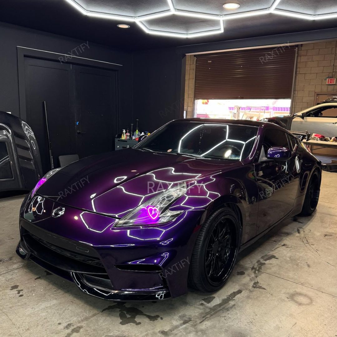 Nissan Ultra Gloss Metallic Midnight Purple Paint Protection Film