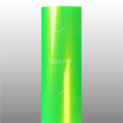Ultra Gloss Metallic Neon Gold Green Paint Protection Film