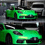 Porsche in Ultra Gloss Metallic Neon Gold Green Paint Protection Film