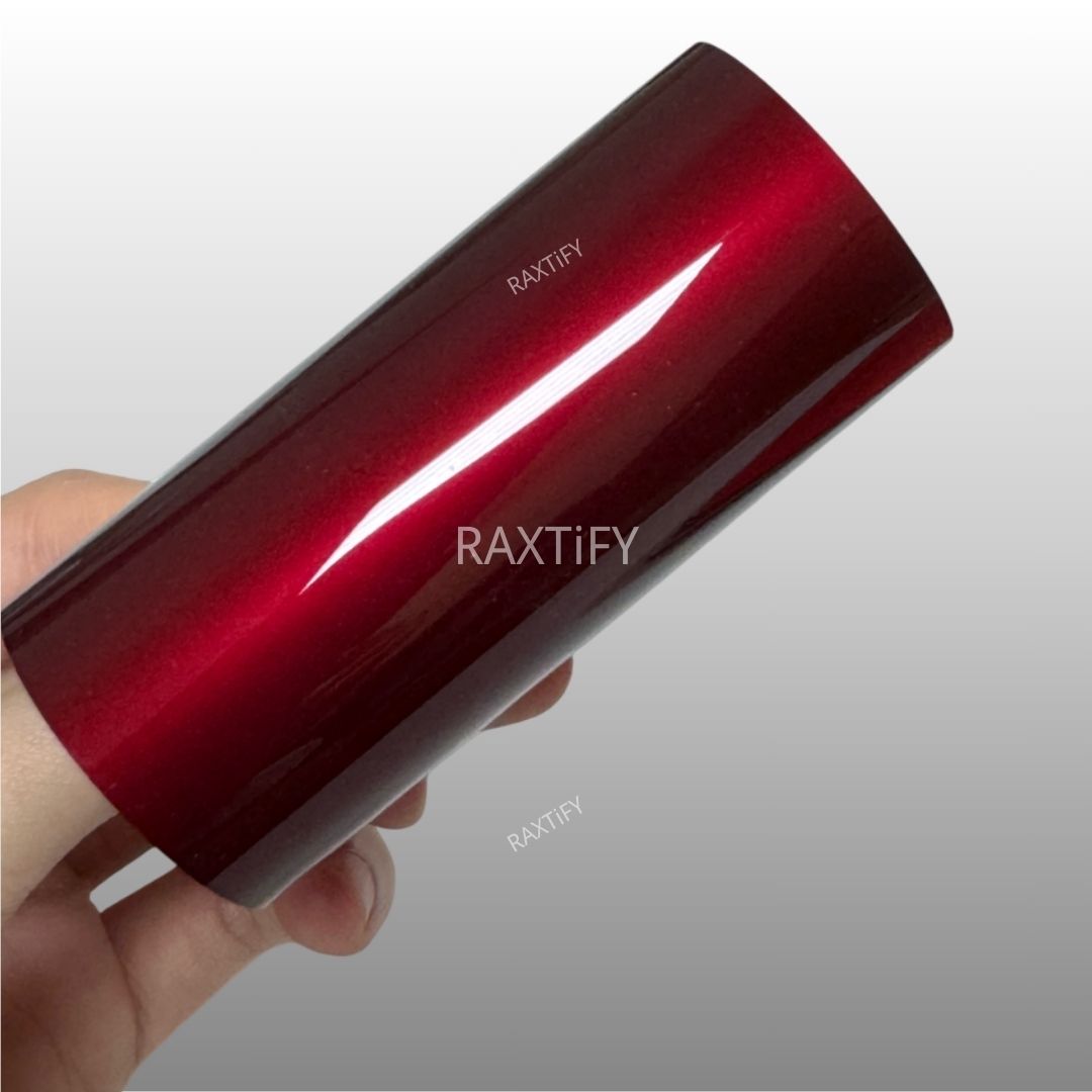Ultra Gloss Metallic Rosewood Red Paint Protection Film