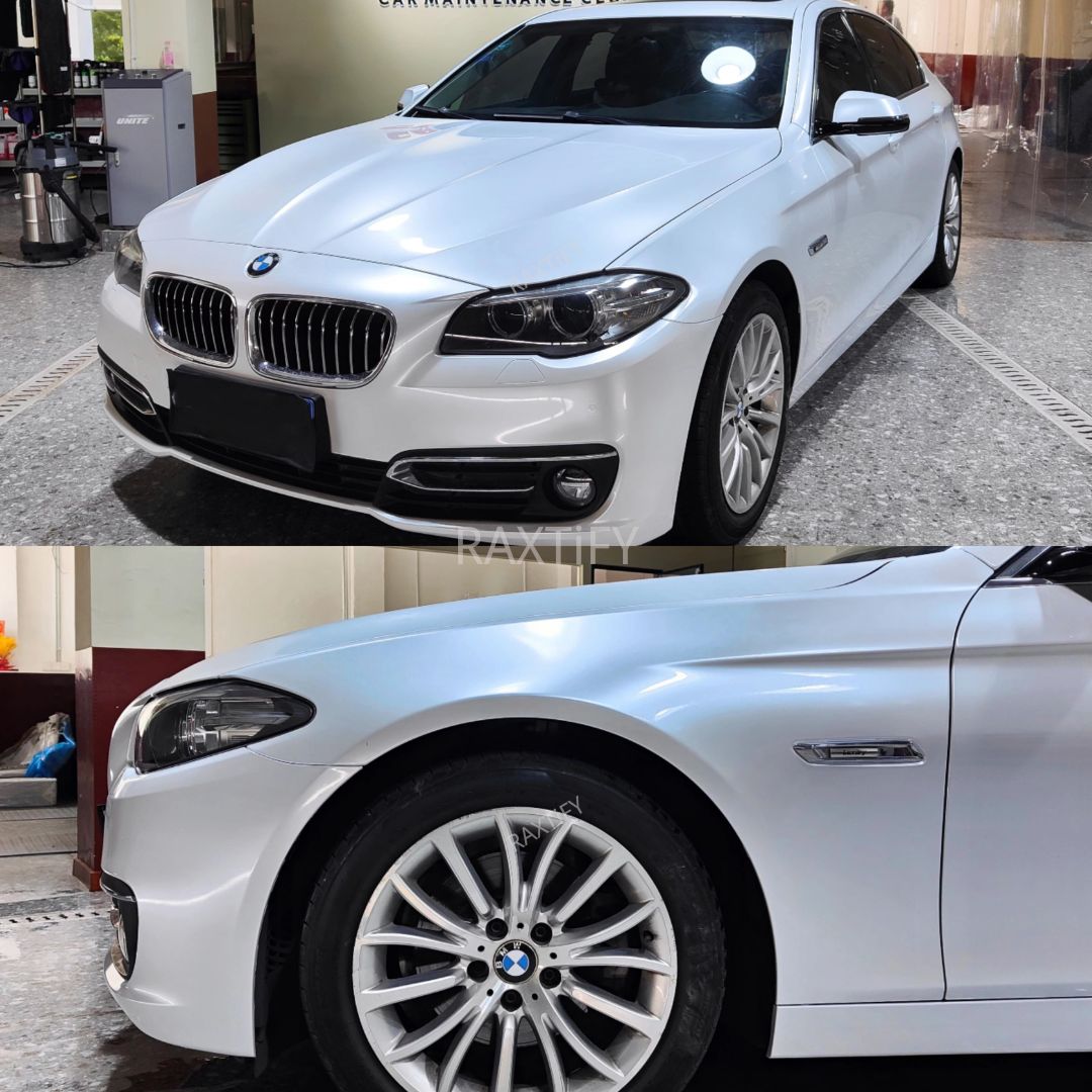 Ultra Gloss Metallic Snow White Paint Protection Film