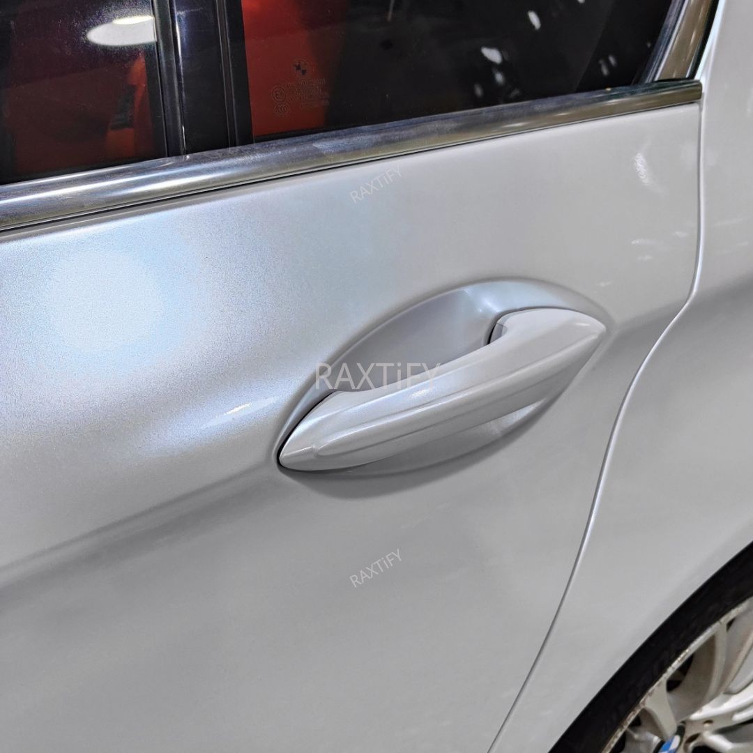 Ultra Gloss Metallic Snow White Paint Protection Film