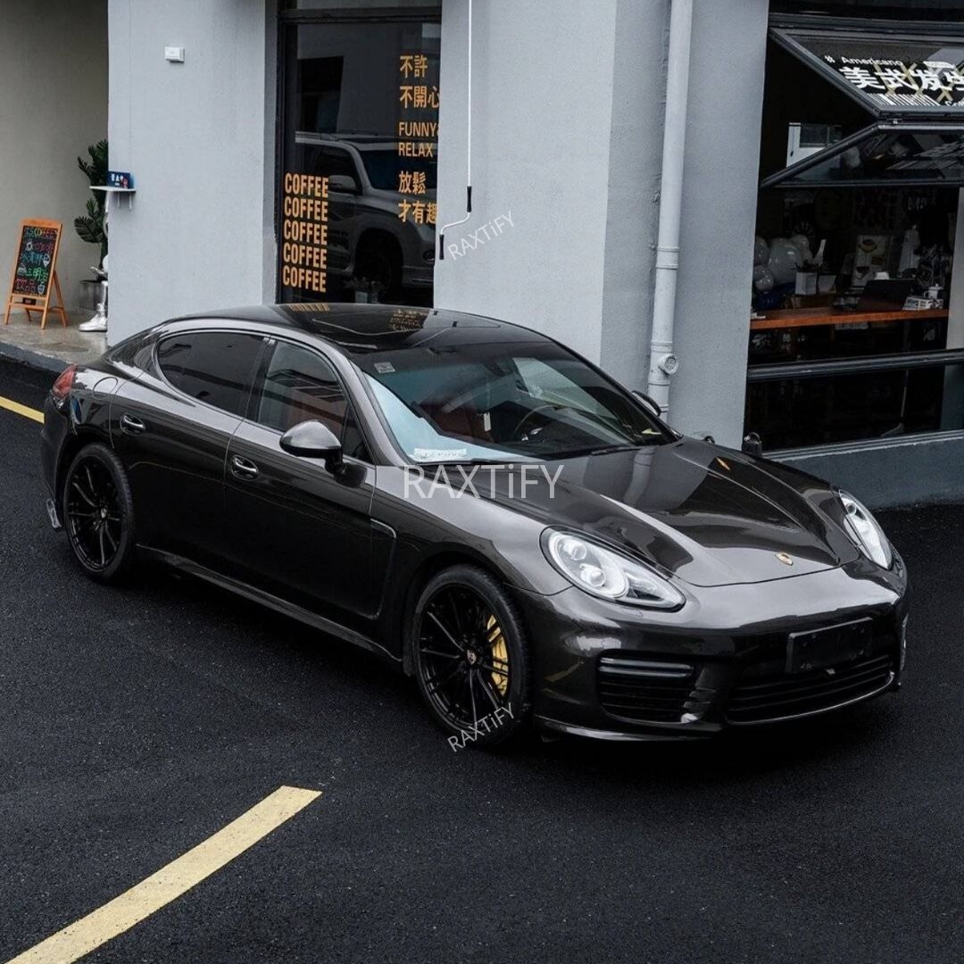 Porsche in Ultra Gloss Metallic Tungsten Paint Protection Film