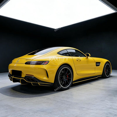 Porsche in Ultra Gloss Sunflower Yellow Paint Protection Film