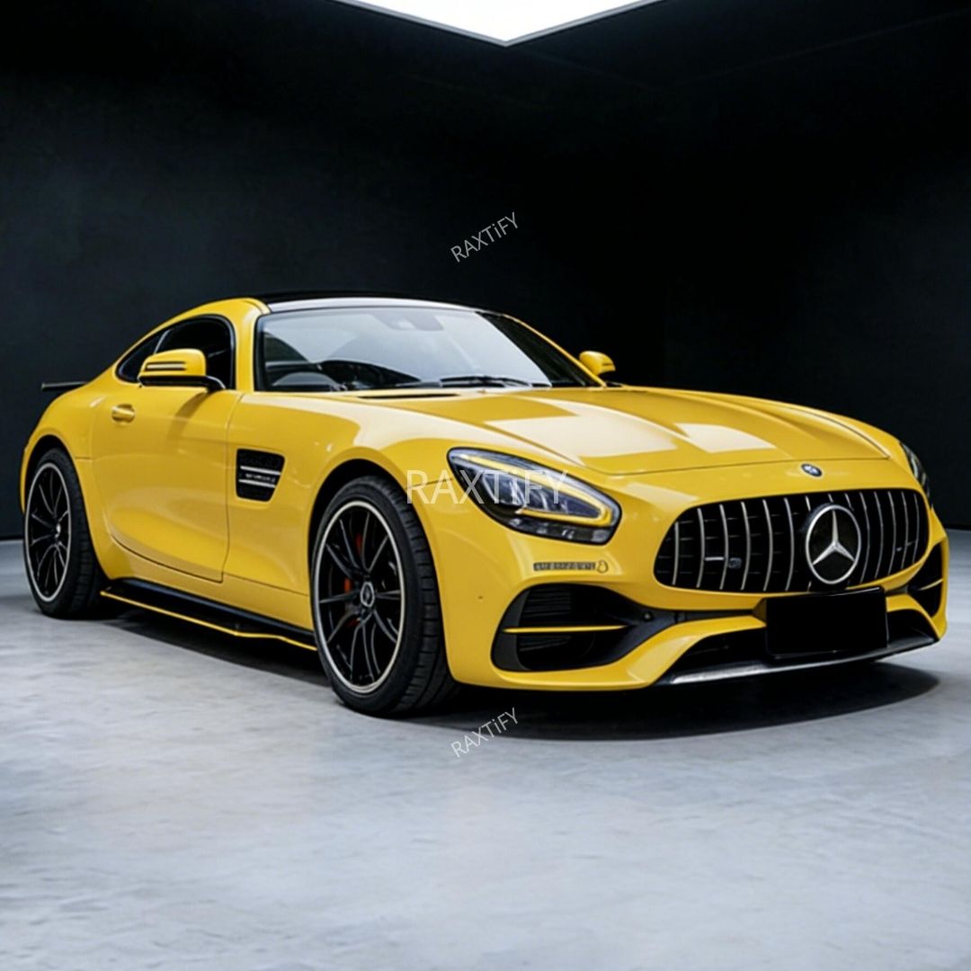 Porsche in Ultra Gloss Sunflower Yellow Paint Protection Film