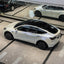 Tesla in Ultra Gloss White Blue Paint Protection Film