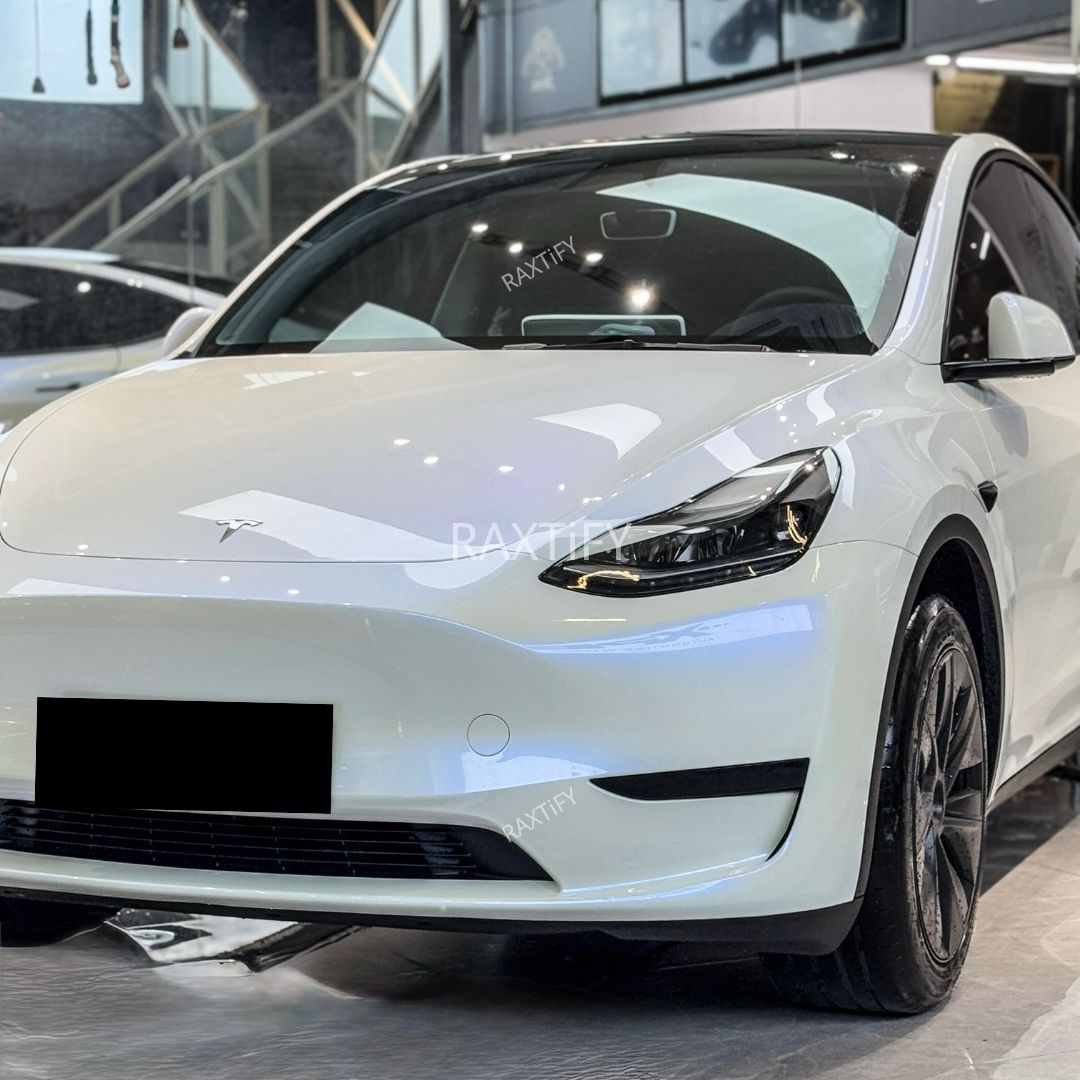 Ultra Gloss White Blue Paint Protection Film