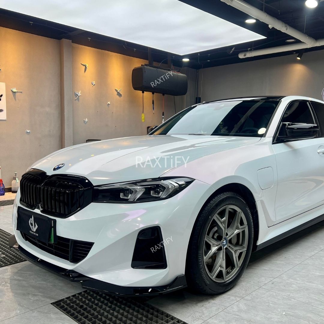 BMW in Ultra Gloss White Pink Paint Protection Film