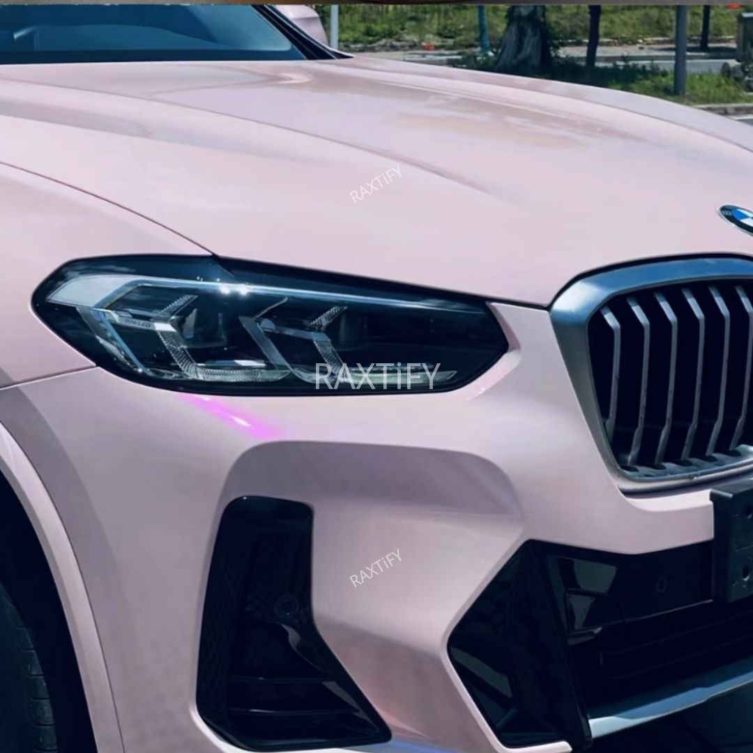 BMW Wrapped in Ultra Gloss Pink Purple Paint Protection Film