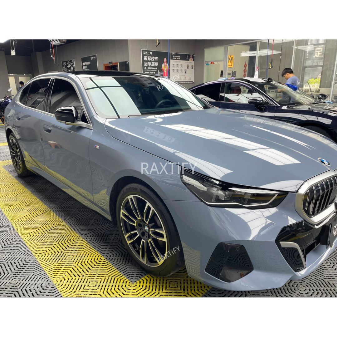 BMW Wrapped in Ultra Gloss Slate Gray Paint Protection Film