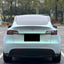 Tesla Wrapped in Ultra Matte Blue Green Vinyl Wrap