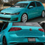 Gloss Metallic Turquoise Dream Car Wrap on VW full look