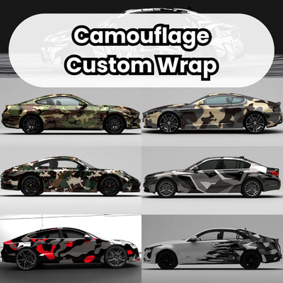 Camouflage Custom Design Car Wrap by RAXTiFY 