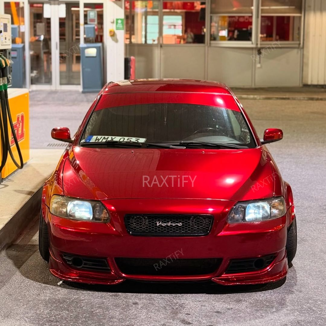 Volvo Evo8 Metallic Raspberry Red Vinyl Wrap