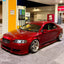 Volvo Evo8 Metallic Raspberry Red Vinyl Wrap