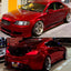 Volvo Evo8 Metallic Raspberry Red Vinyl Wrap