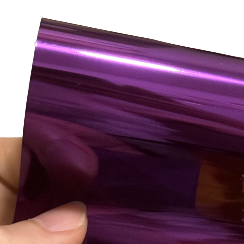 Mirror Chrome Purple Vinyl Wrap