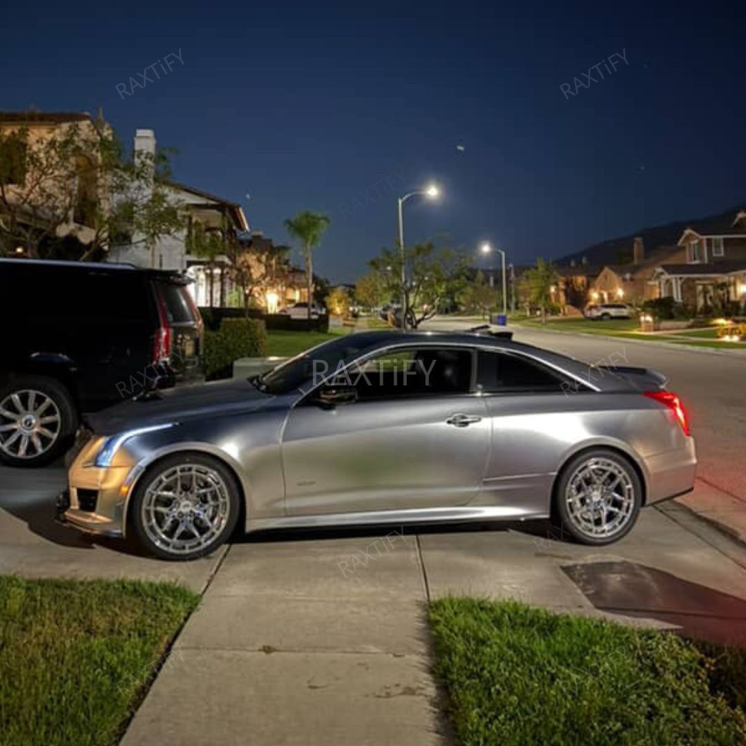 Satin Chrome Alexander Silver Vinyl Wrap