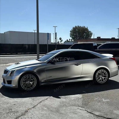 Satin Chrome Alexander Silver Vinyl Wrap