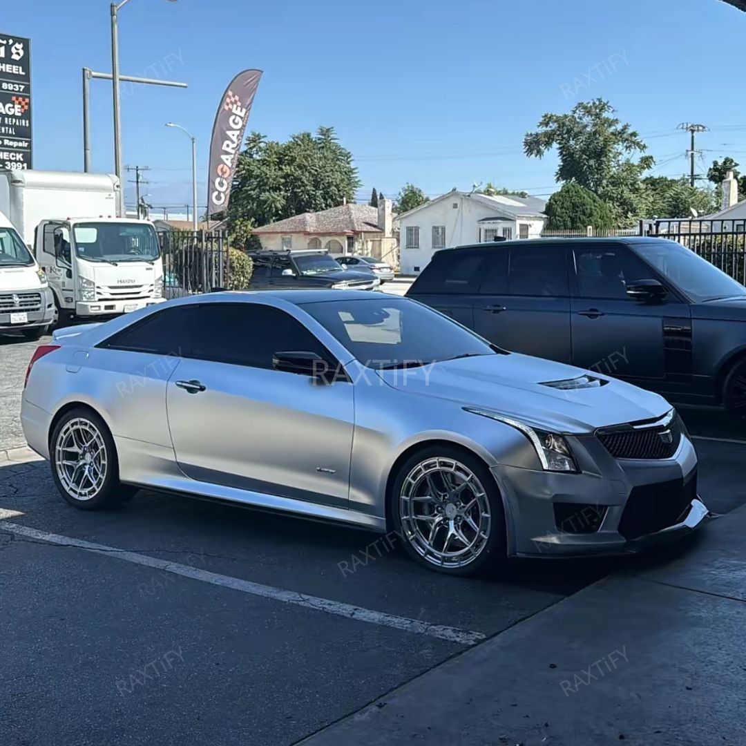 Satin Chrome Alexander Silver Vinyl Wrap