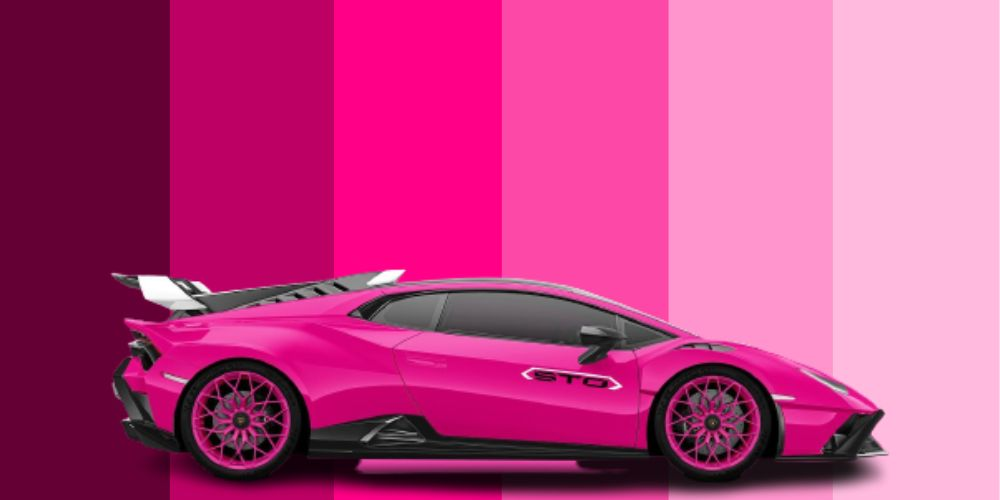 all pink vinyl wraps for car