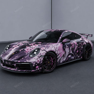 Custom Anime Vinyl Wrap