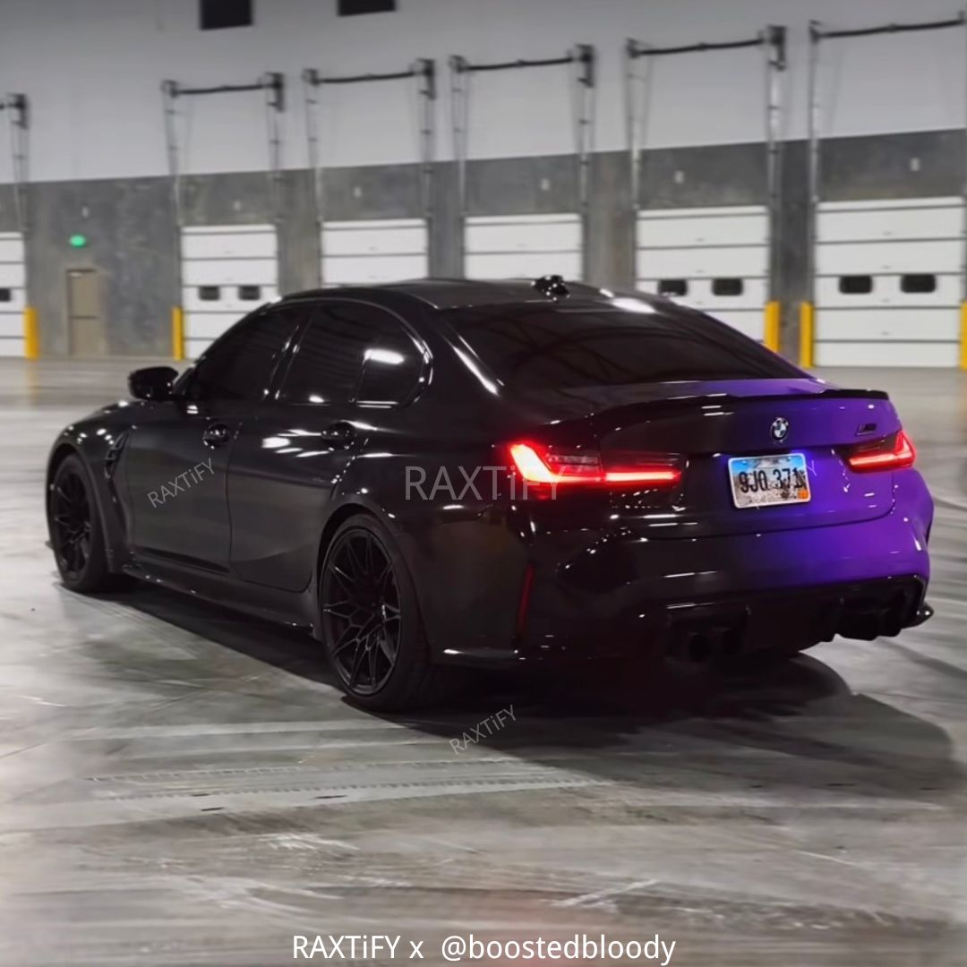Honda Civic Black Purple Custom Vinyl Wrap