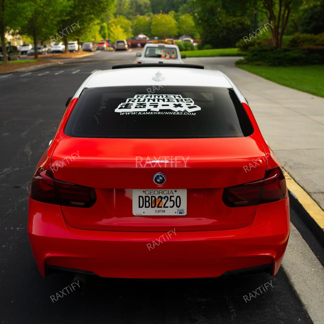 BMW Marlboro Livery White Red Vinyl Wrap
