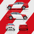 BMW Marlboro Livery White Red Vinyl Wrap