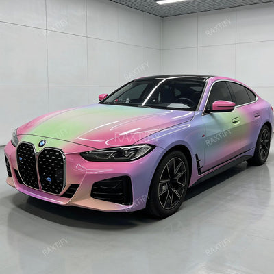 Cotton Candy Fade Car Wrap