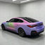 Cotton Candy Fade Car Wrap on bmw