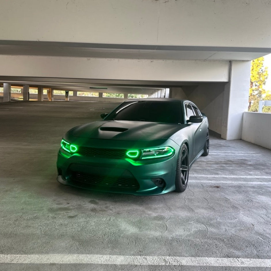 Satin Chrome Silk Green Vinyl Wrap by RAXTiFY