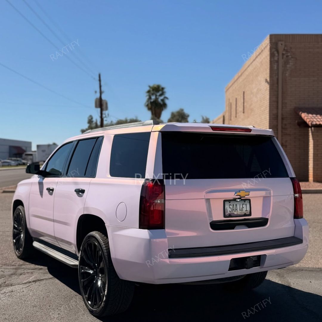 Color Shift Pink White Vinyl Car Wrap for Vehicles – RAXTiFY