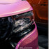 Close-up of Laser Gloss Pink Vinyl Wrap