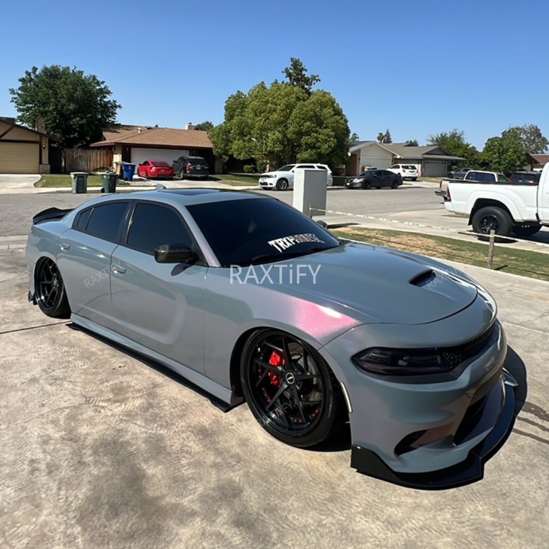 Color Shift Glitter Gray Pink Vinyl Wrap