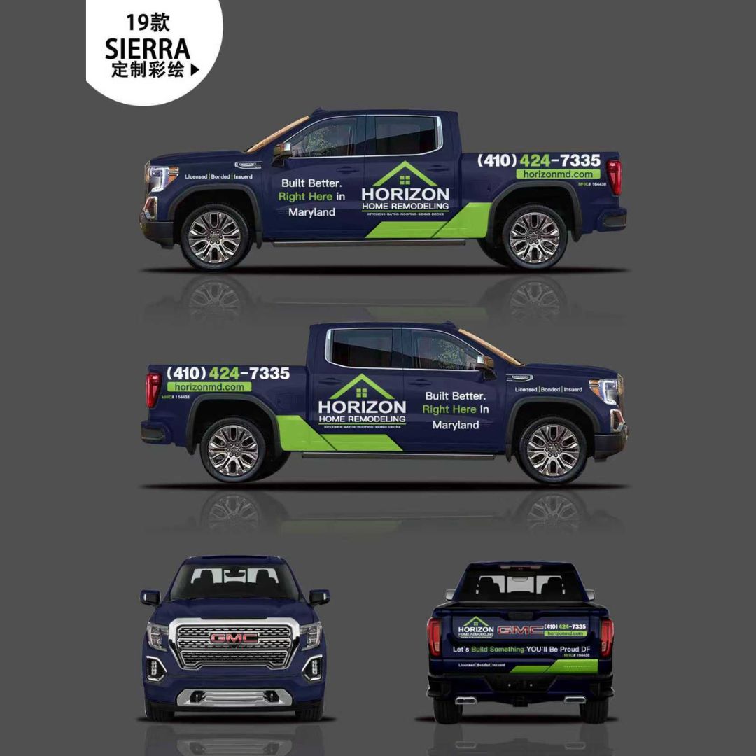 Custom Commercial Vehicle Vinyl Wrap