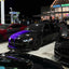 Custom Purple to Black Fade Car Wrap
