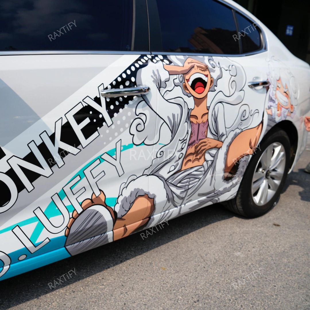 One Piece Custom Anime Kia Vinyl Wrap