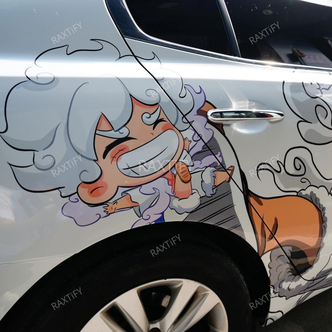 One Piece Custom Anime Kia Vinyl Wrap