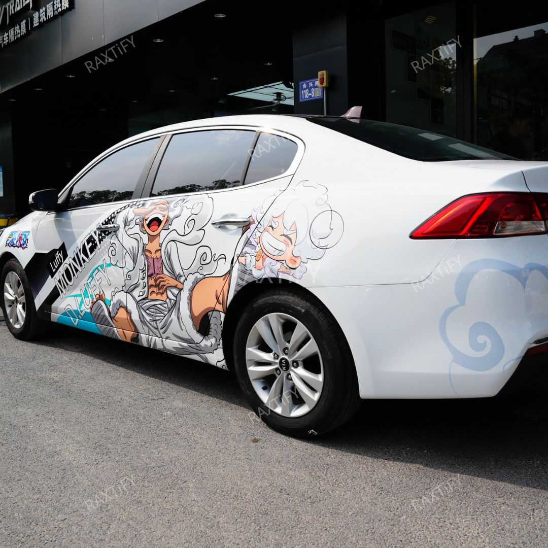One Piece Custom Anime Kia Vinyl Wrap